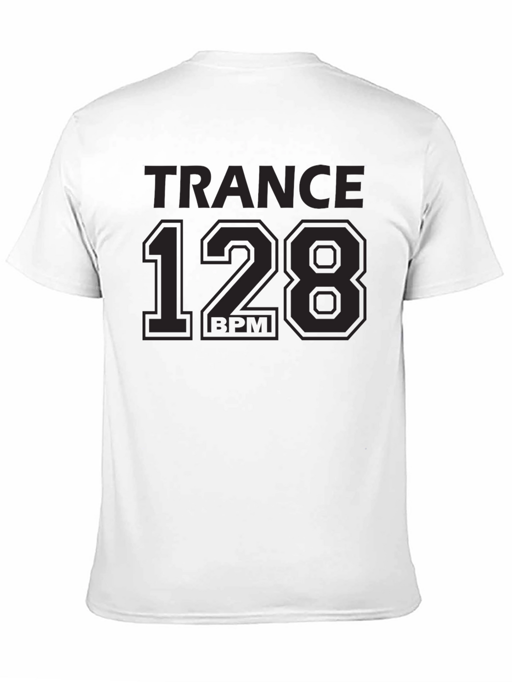 Trance 128 BPM Graphic T-Shirt - Music Lover Tee