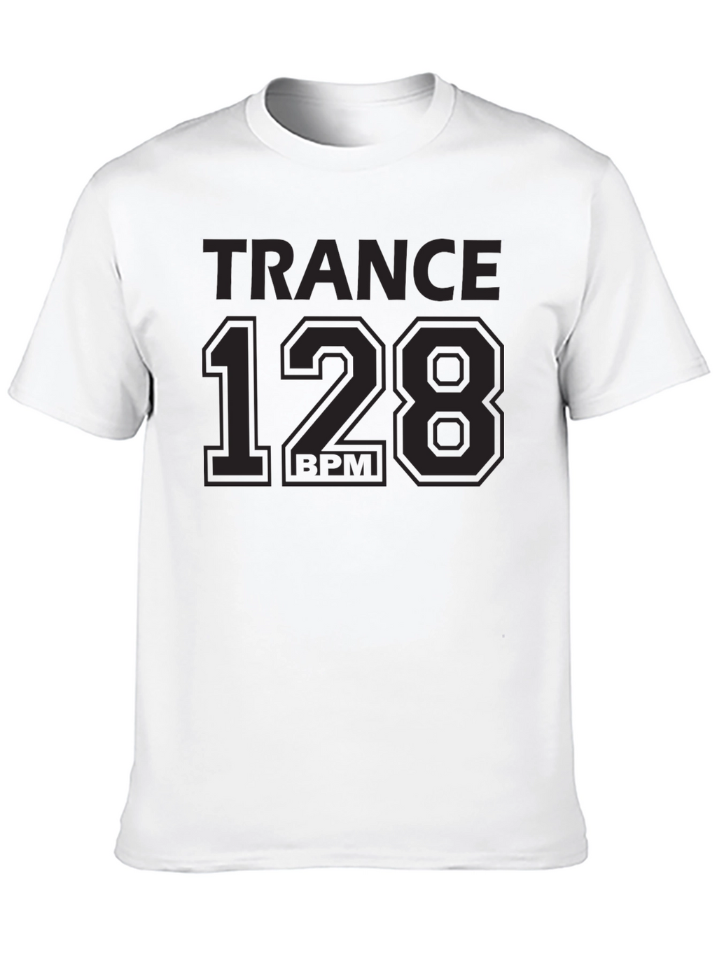 Trance 128 BPM Graphic T-Shirt - Music Lover Tee