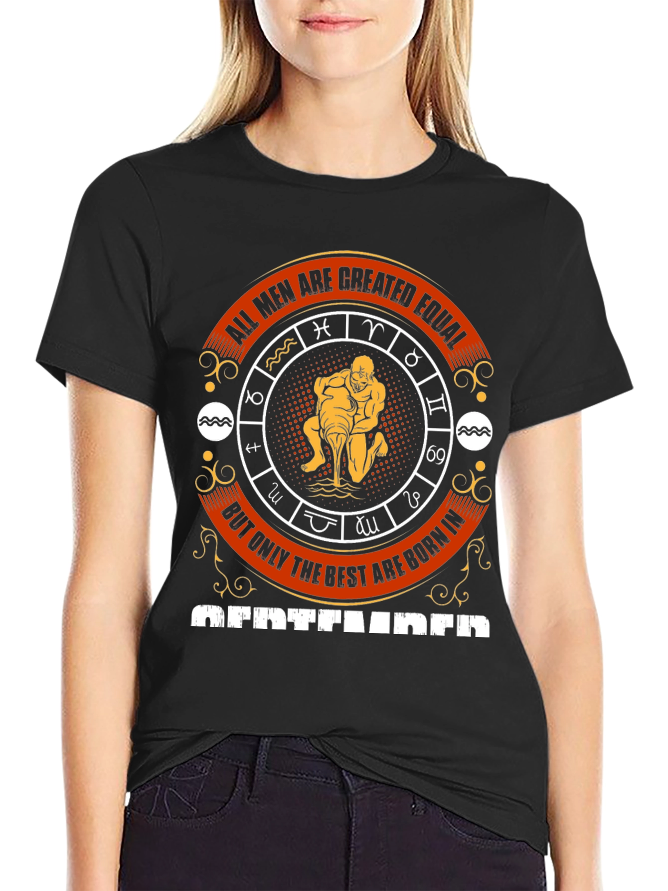 September Zodiac Mens Graphic T-Shirt