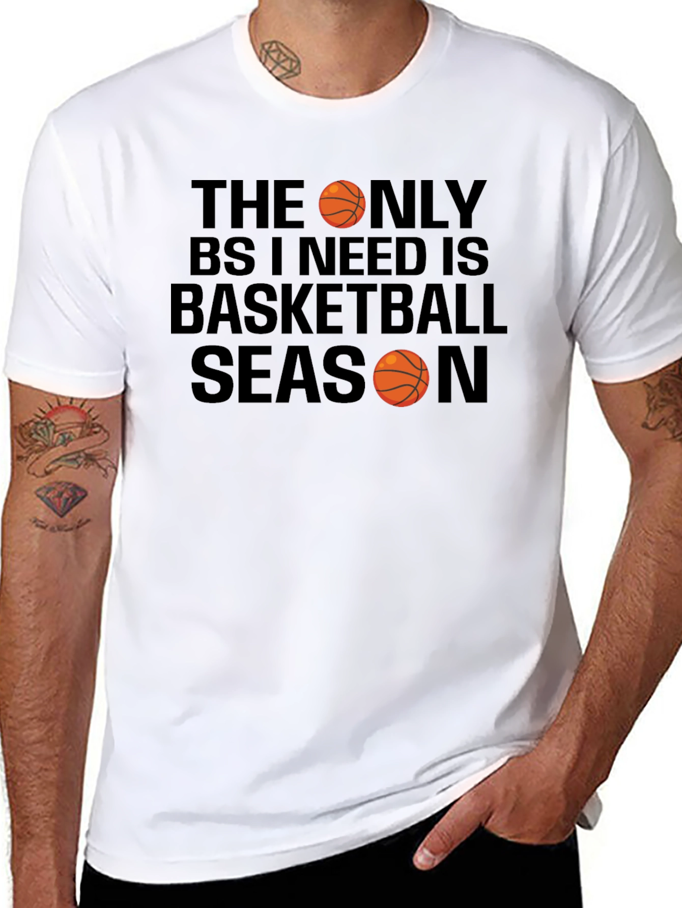 Basketball Season Graphic T-Shirt