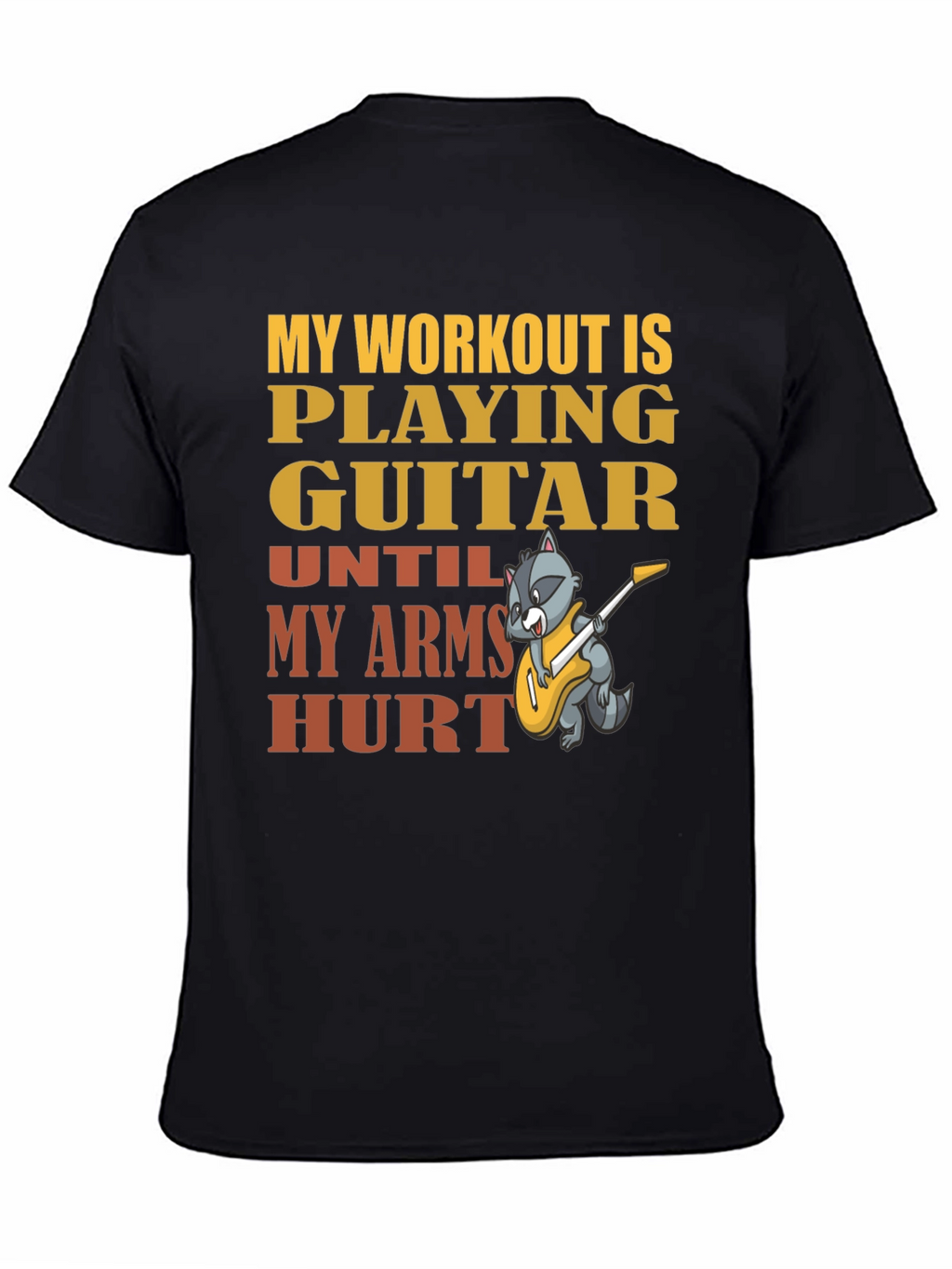 Guitar Workout T-Shirt - Musician Fitness Tee