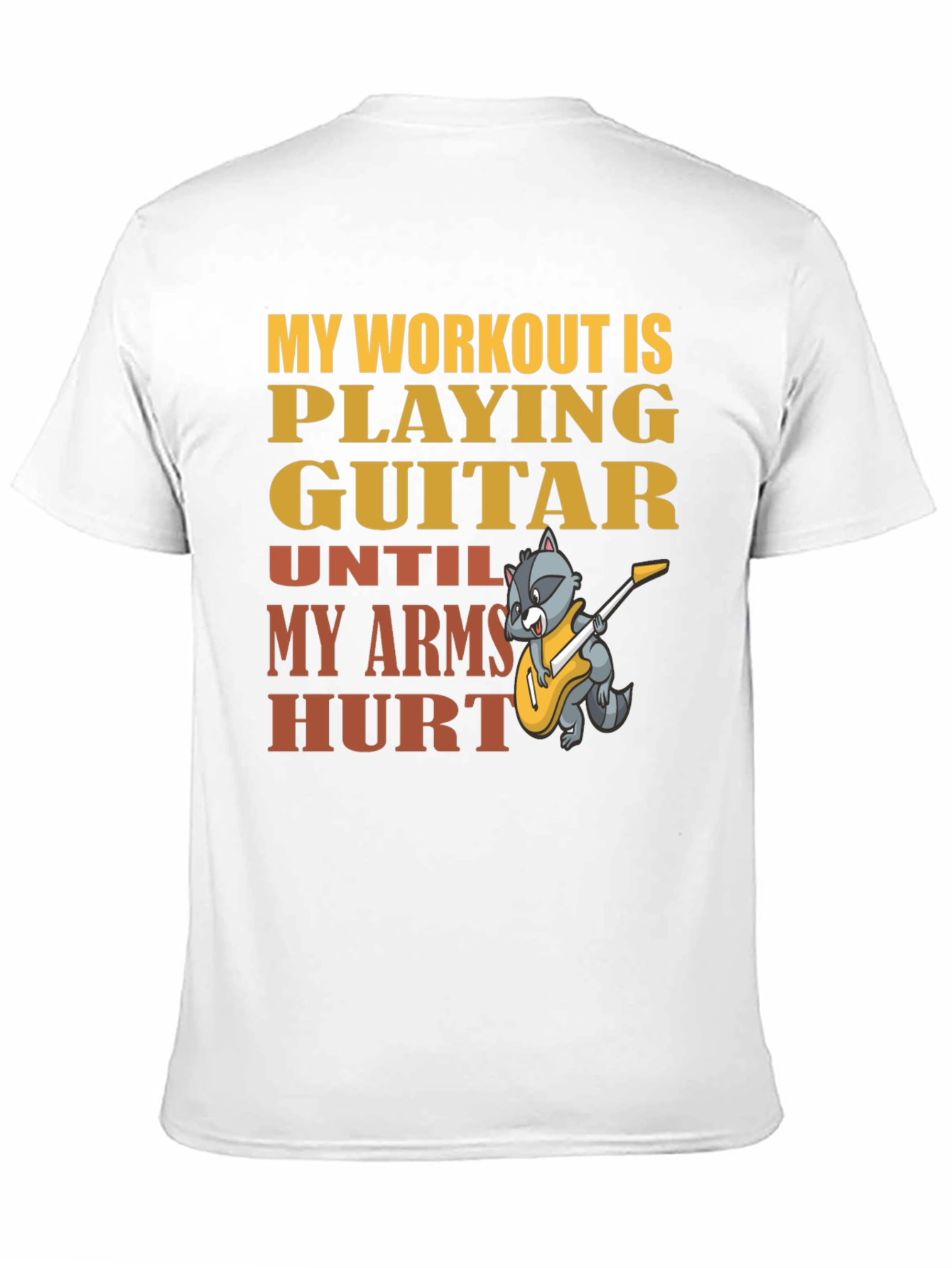 Guitar Workout T-Shirt - Musician Fitness Tee