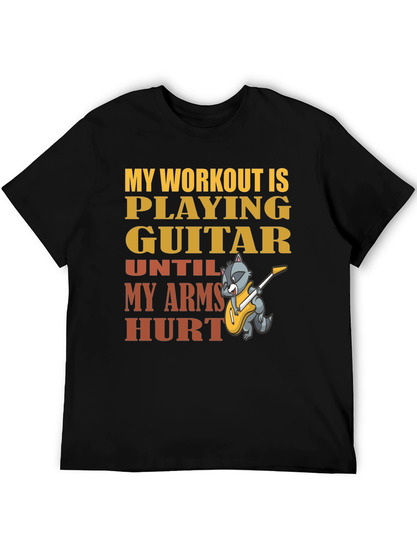 Guitar Workout T-Shirt - Musician Fitness Tee