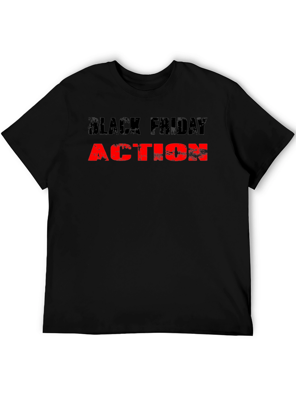 Black Friday Action Tee - Stylish Graphic T-Shirt