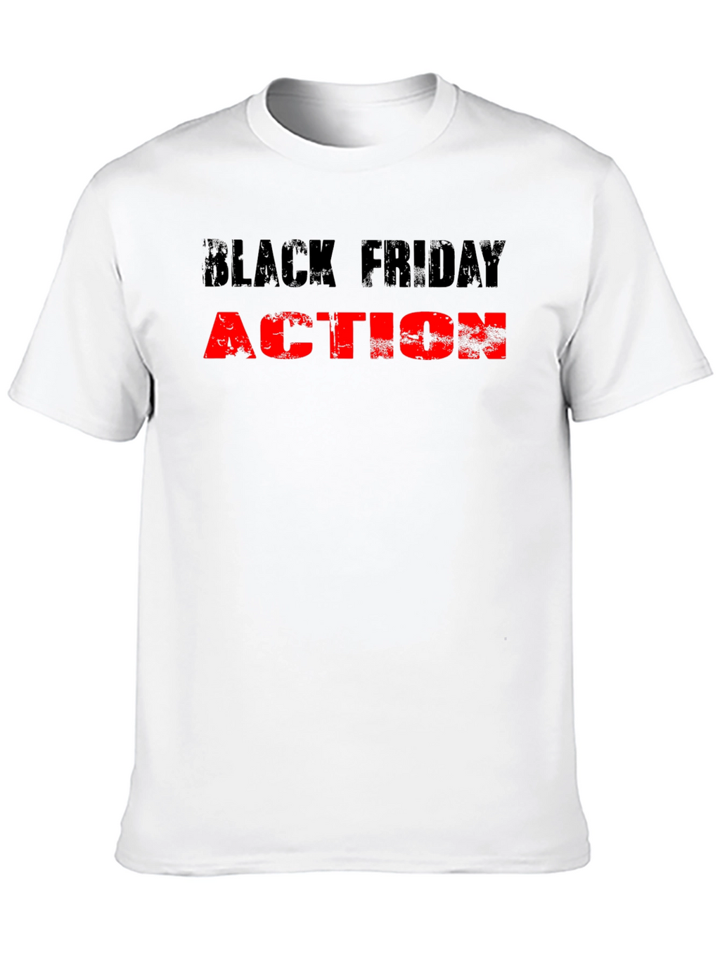 Black Friday Action Tee - Stylish Graphic T-Shirt