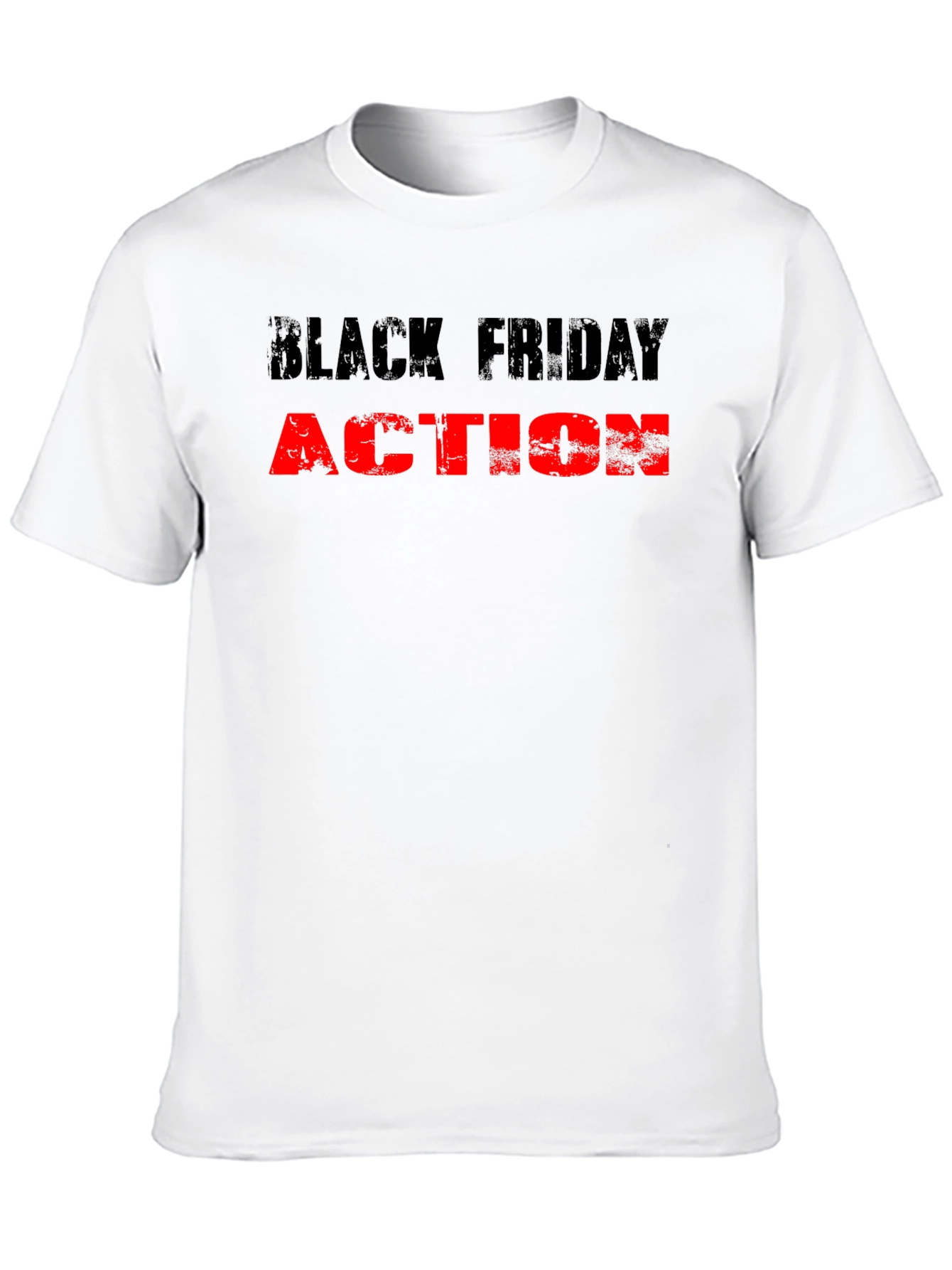 Black Friday Action Tee - Stylish Graphic T-Shirt