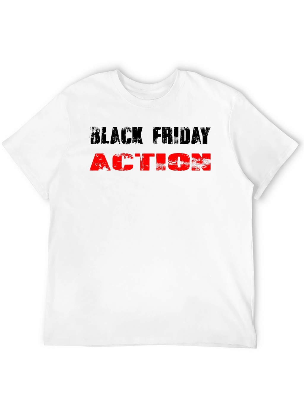 Black Friday Action Tee - Stylish Graphic T-Shirt