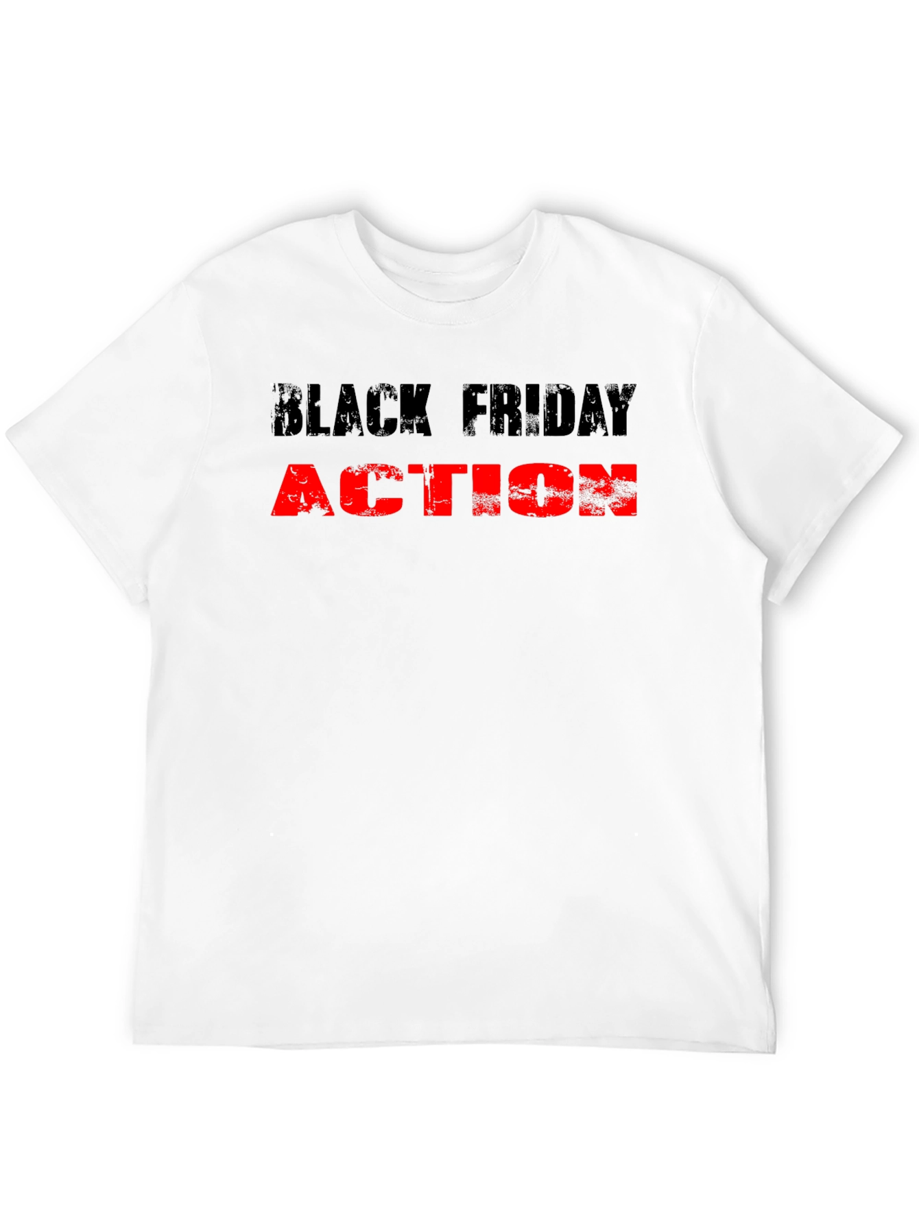Black Friday Action Tee - Stylish Graphic T-Shirt