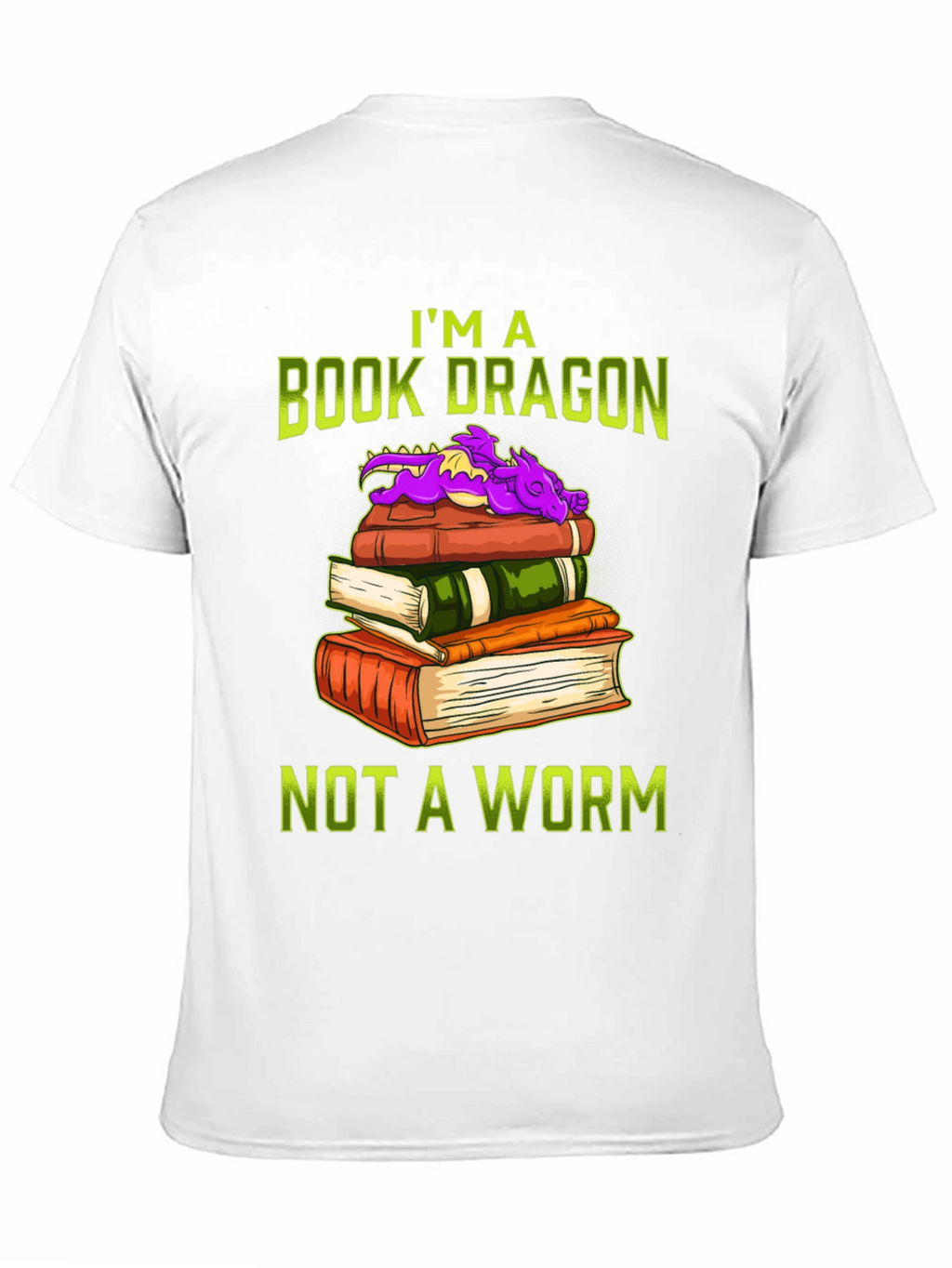 Book Dragon T-Shirt for Book Lovers