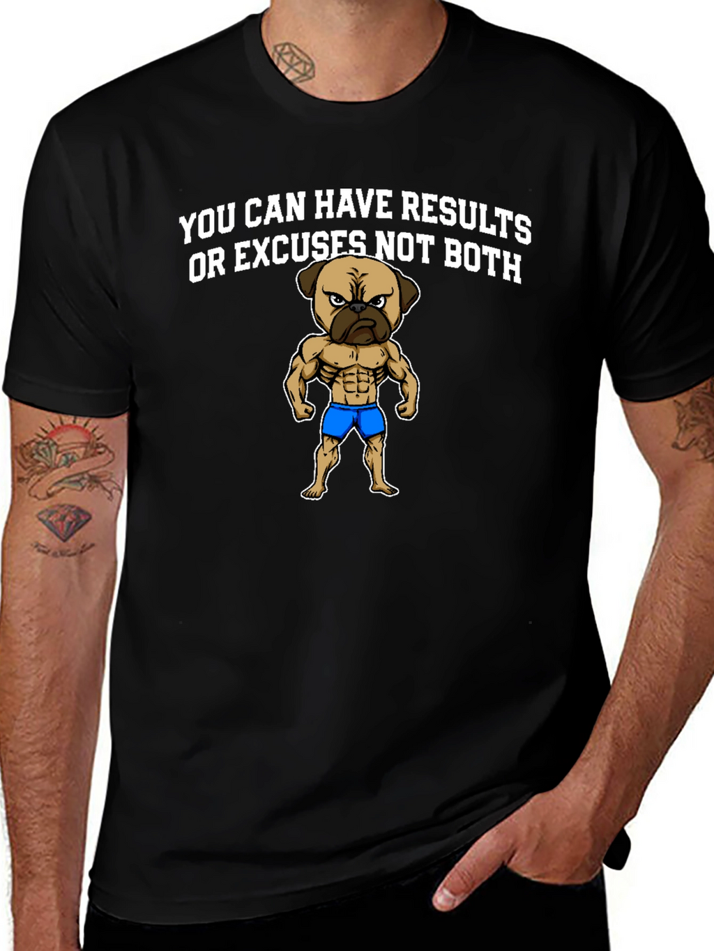 Results or Excuses Graphic Tee