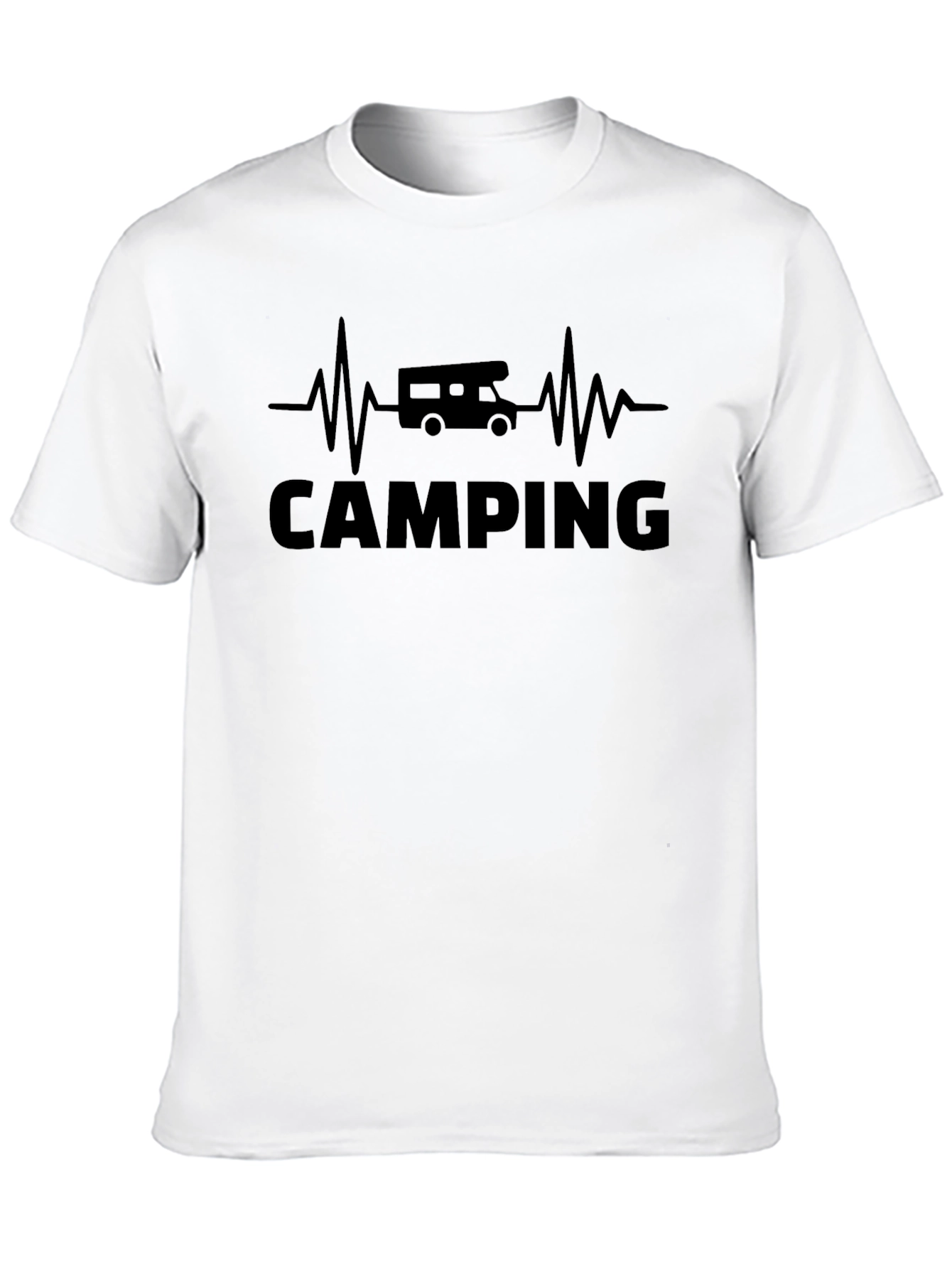 Camping Heartbeat T-Shirt - Adventure Ready