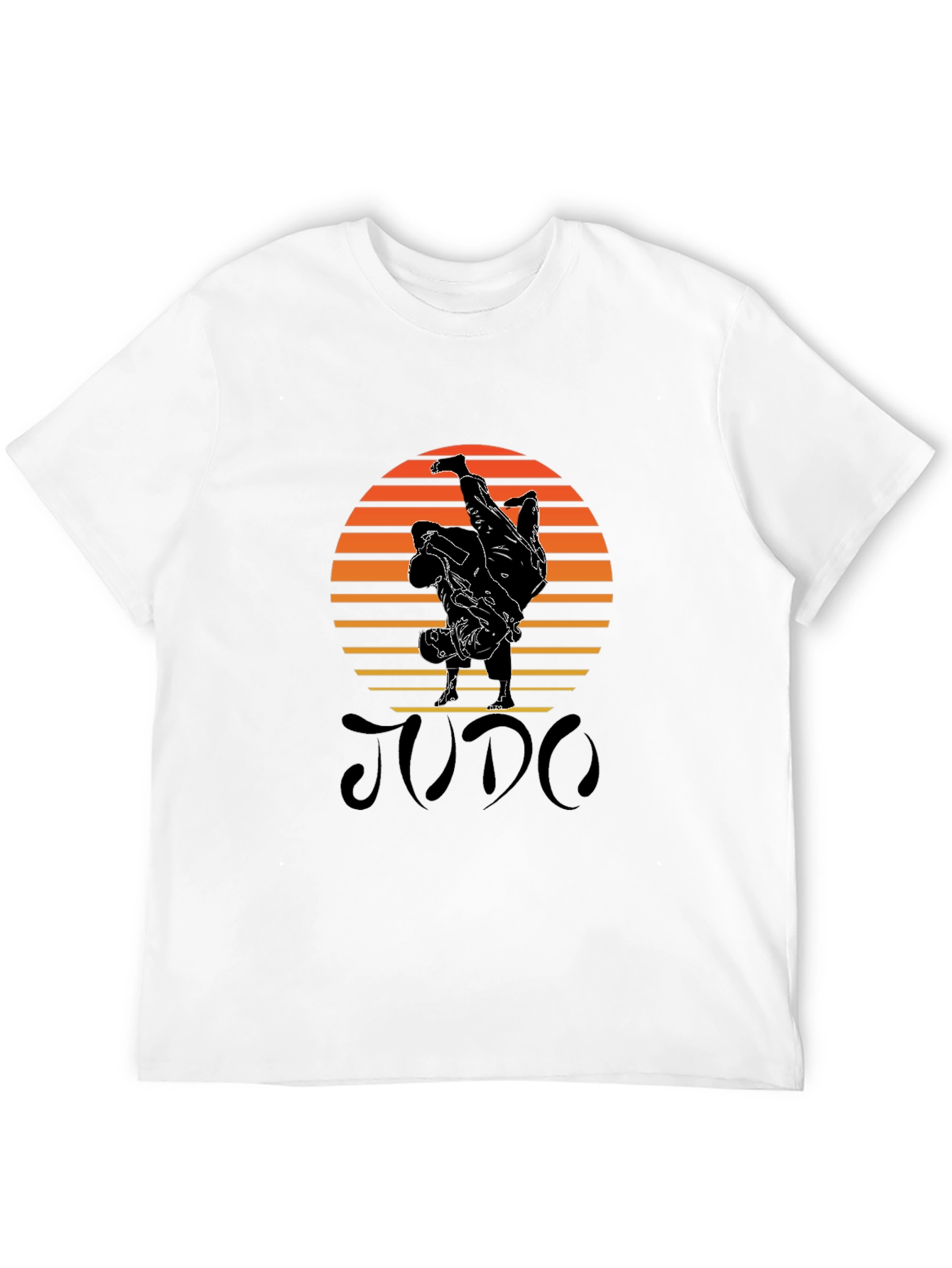 Judo Sunset Black T-Shirt