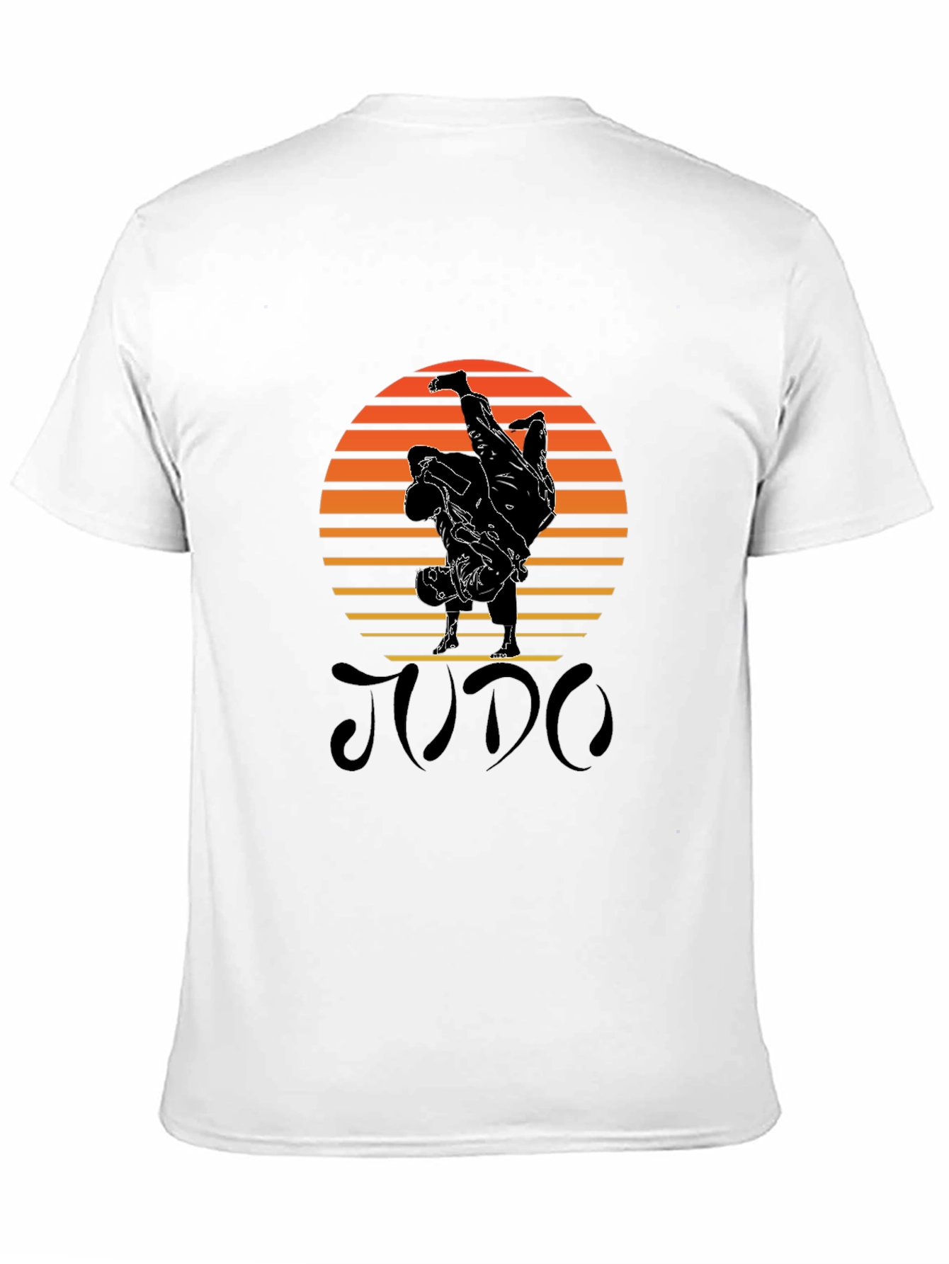 Judo Sunset Black T-Shirt