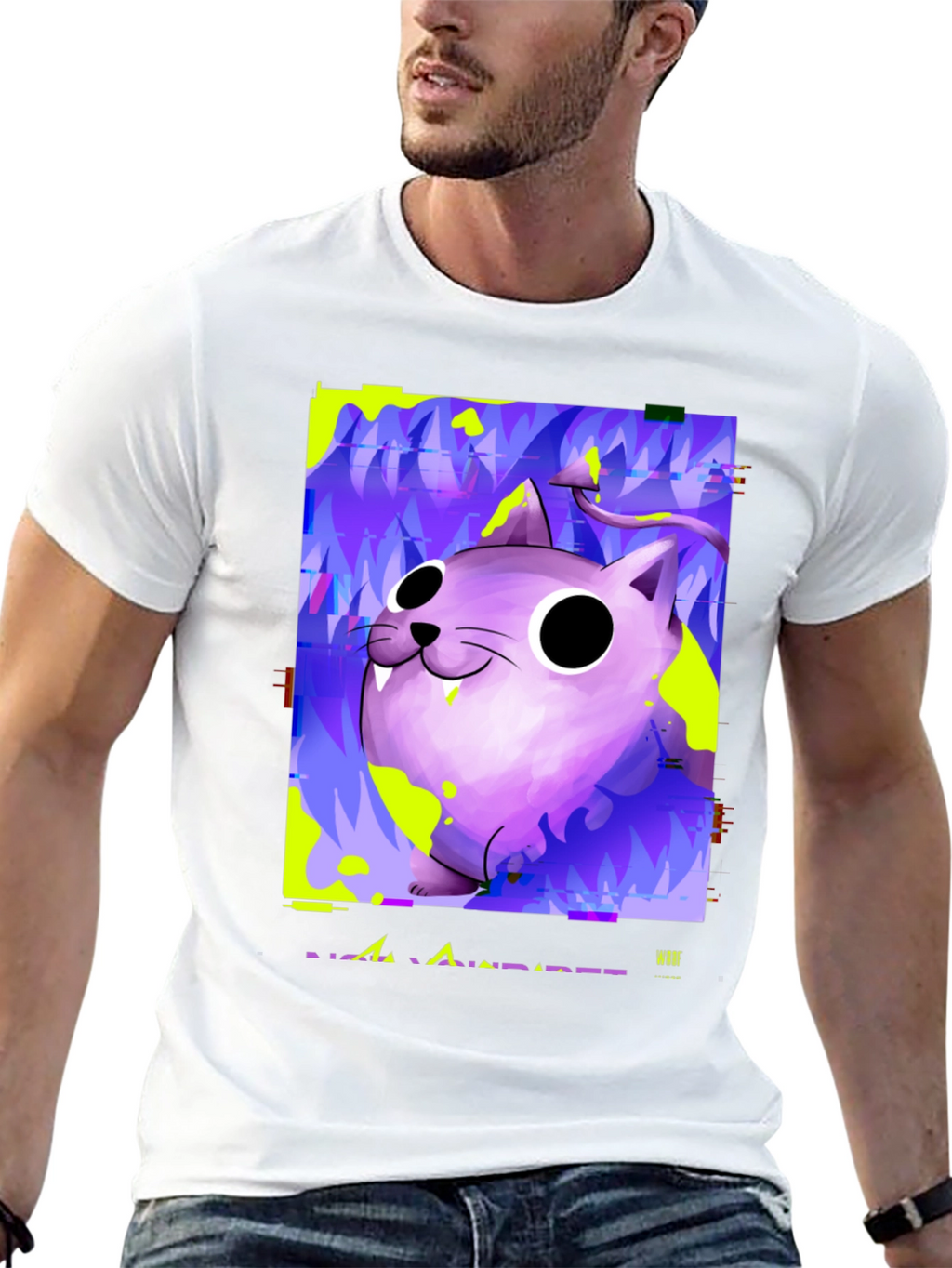 Devil Cat Graphic T-Shirt