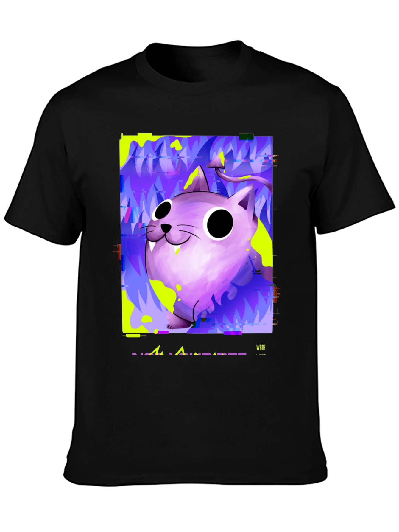 Devil Cat Graphic T-Shirt