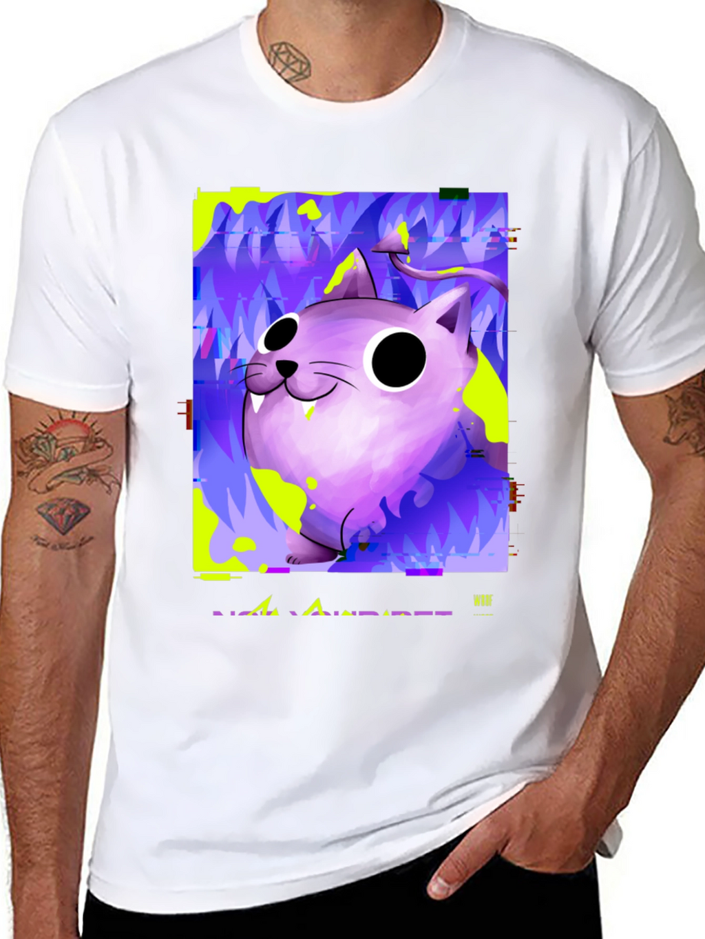 Devil Cat Graphic T-Shirt