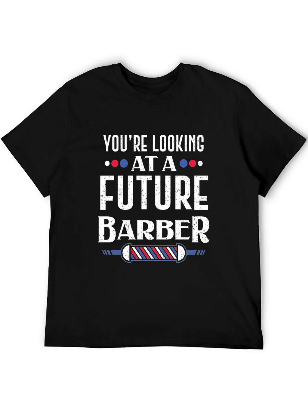 Future Barber Graphic Tee - Mens Black T-Shirt