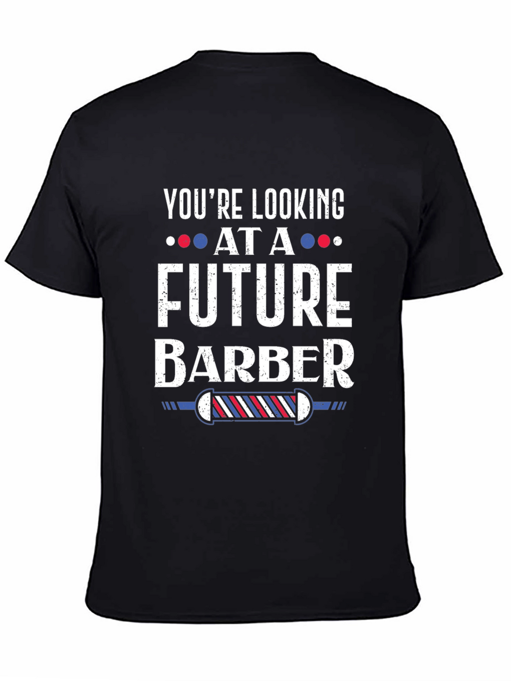 Future Barber Graphic Tee - Mens Black T-Shirt