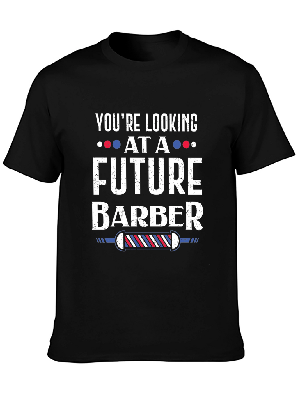 Future Barber Graphic Tee - Mens Black T-Shirt