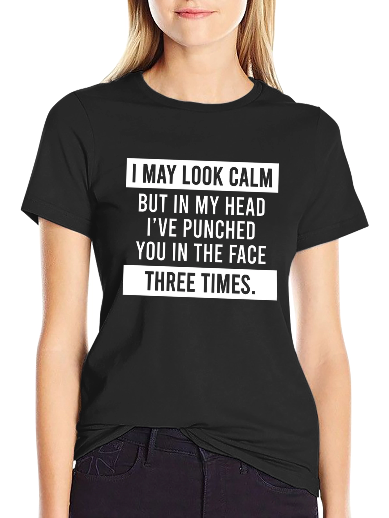 Funny Punched Face T-Shirt