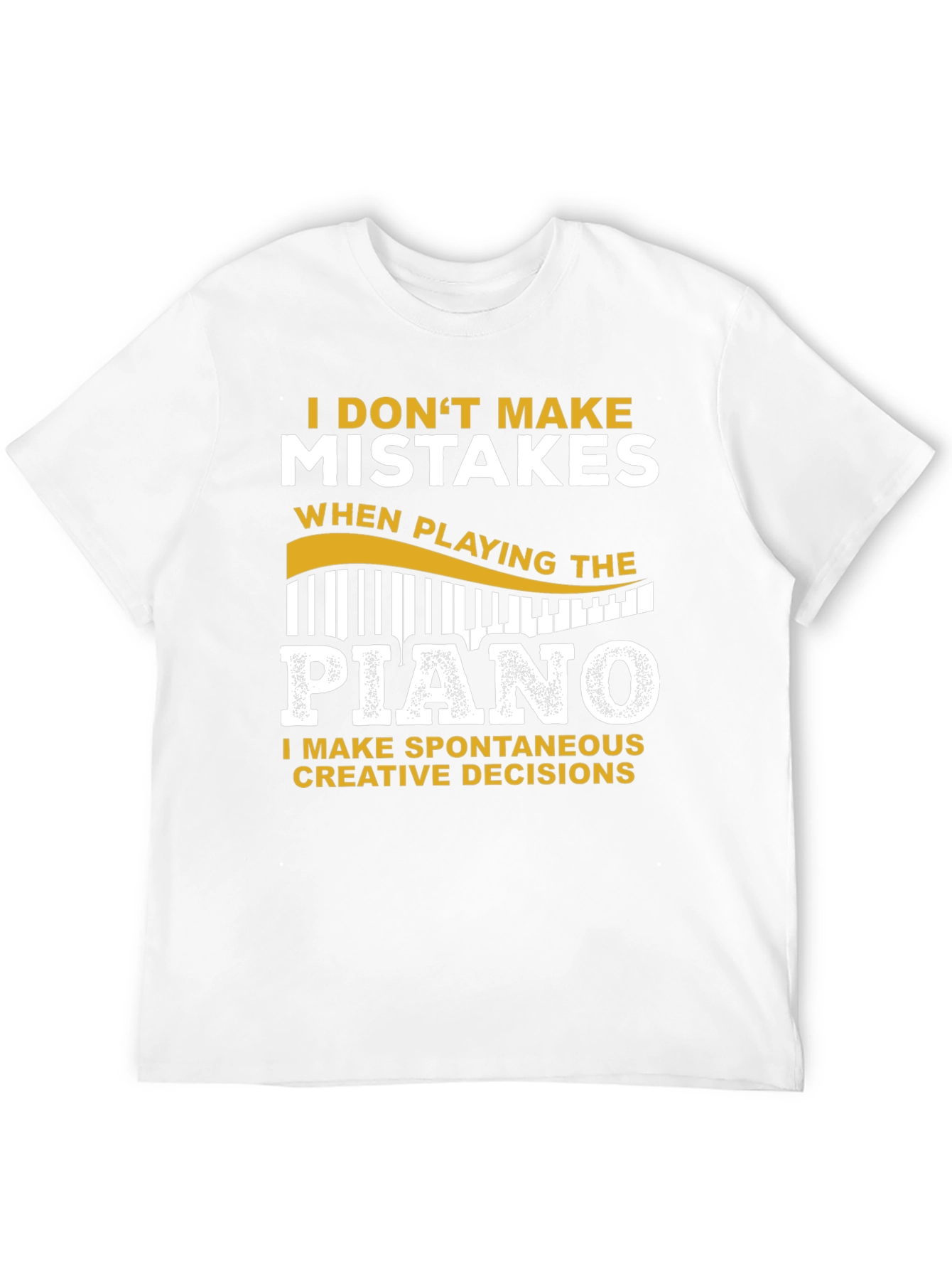 Piano Player T-Shirt: Creative Decisions