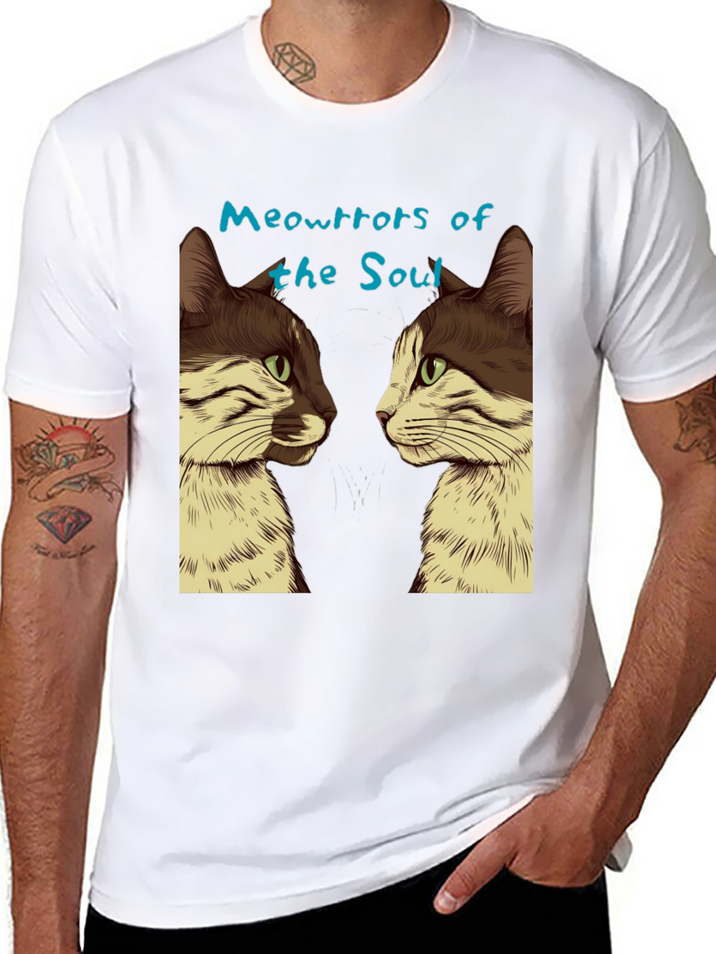 Meowrror of the Soul Graphic Tee