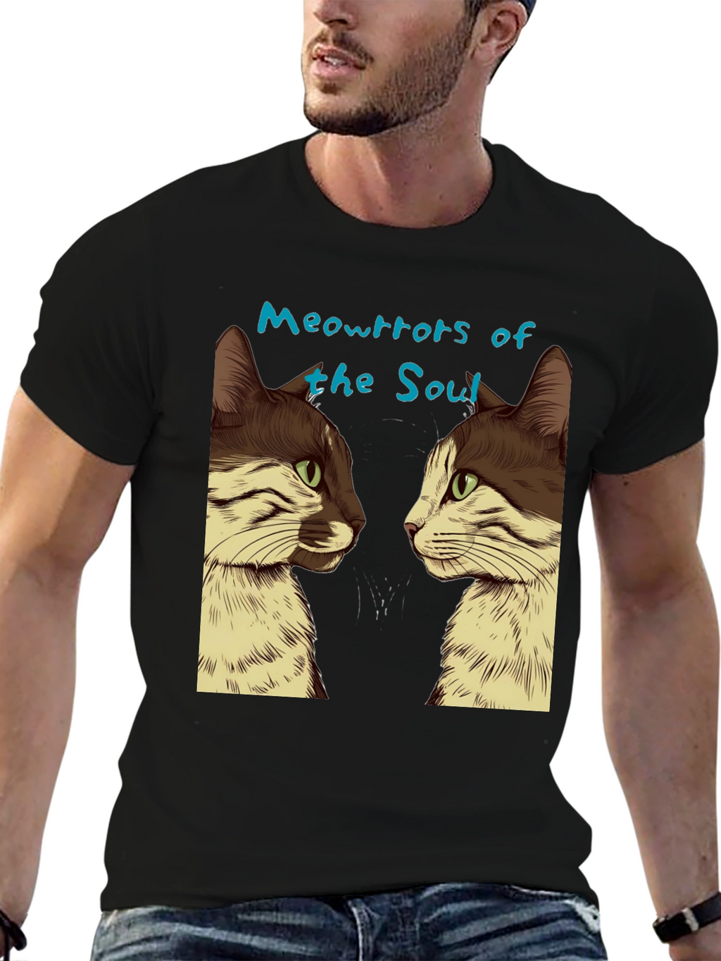 Meowrror of the Soul Graphic Tee