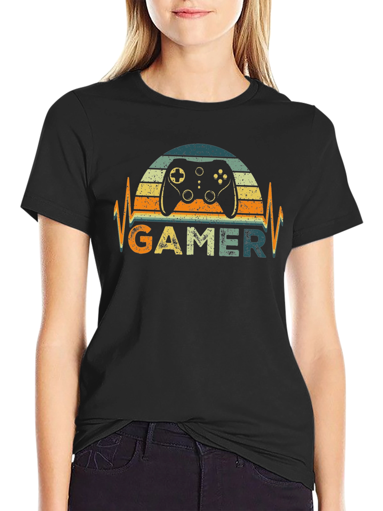 Retro Gamer T-Shirt - Vintage Gaming Console Tee