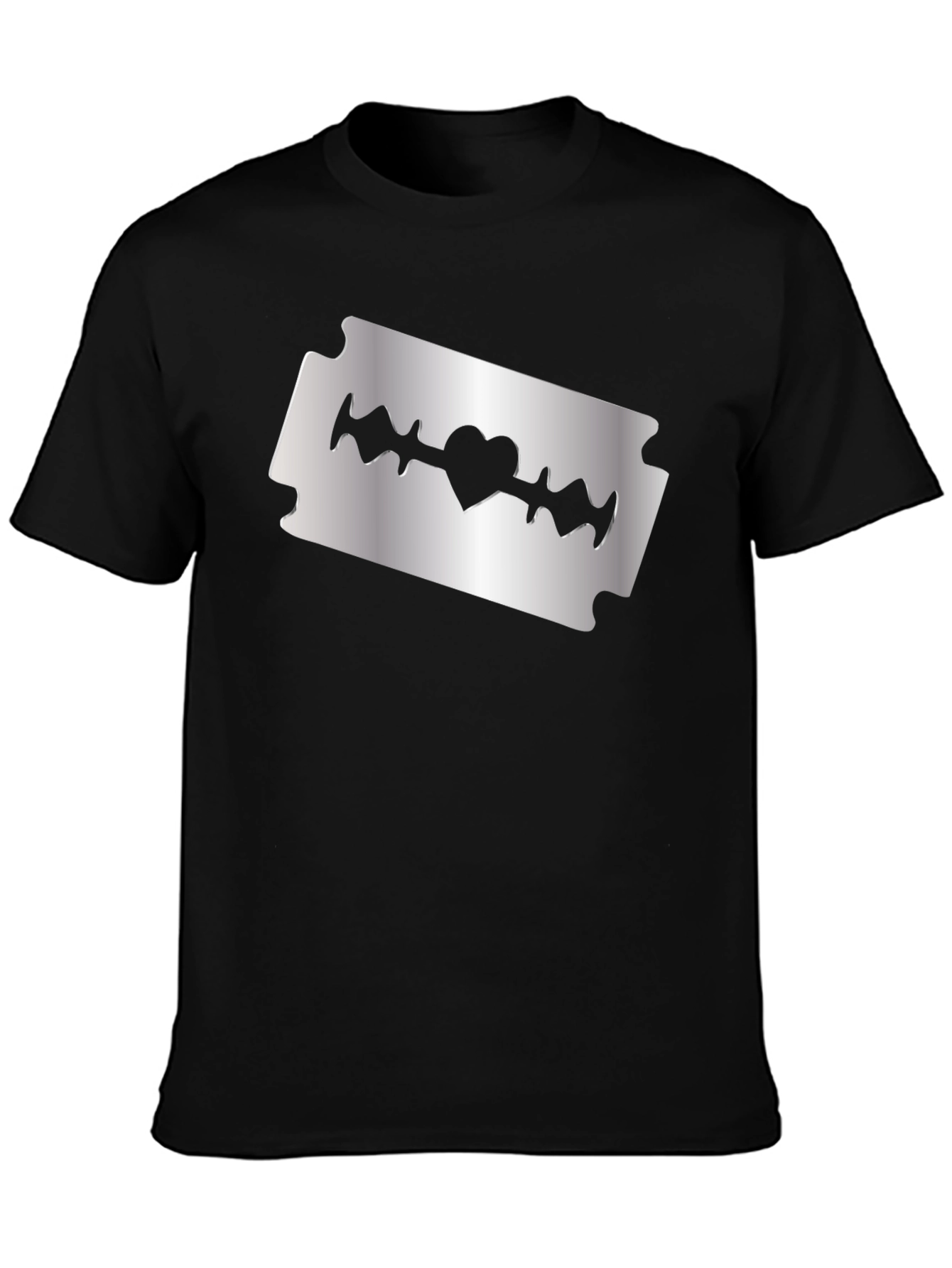 Razor Heart T-Shirt - Edgy & Stylish Tee