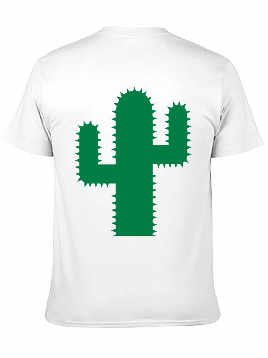 Cactus Graphic Tee - Trendy Green Desert Plant Shirt