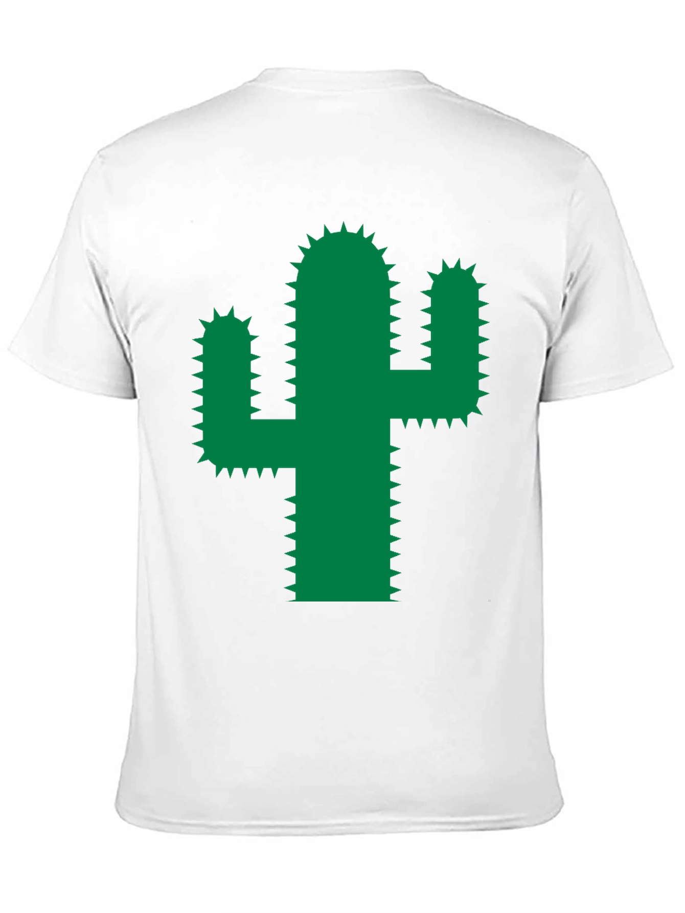 Cactus Graphic Tee - Trendy Green Desert Plant Shirt