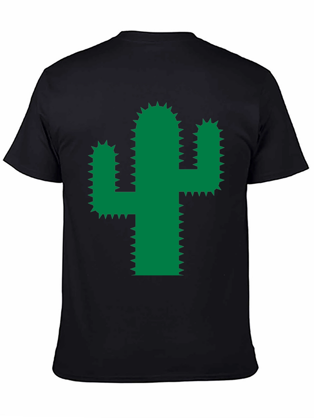 Cactus Graphic Tee - Trendy Green Desert Plant Shirt