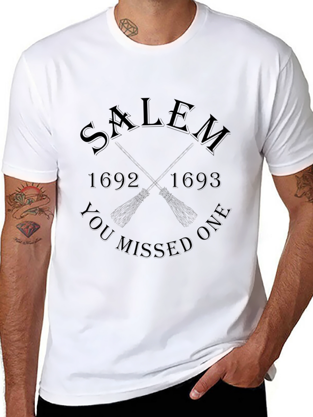 Salem 1692 Black Graphic Tee