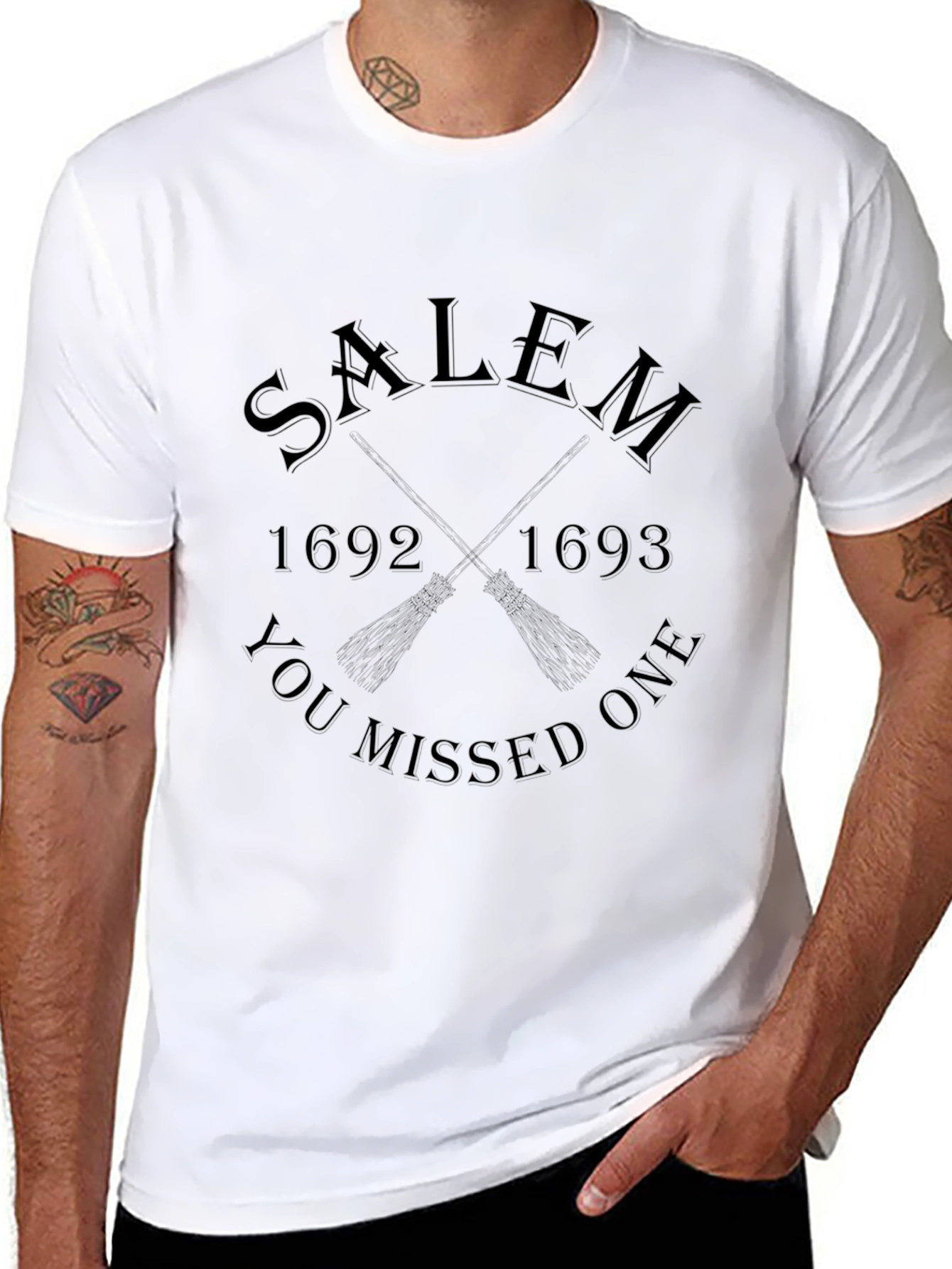 Salem 1692 Black Graphic Tee