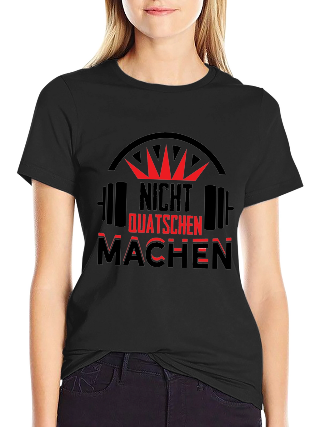 NIGHT QUATSCHEN MACHEN Gym T-Shirt