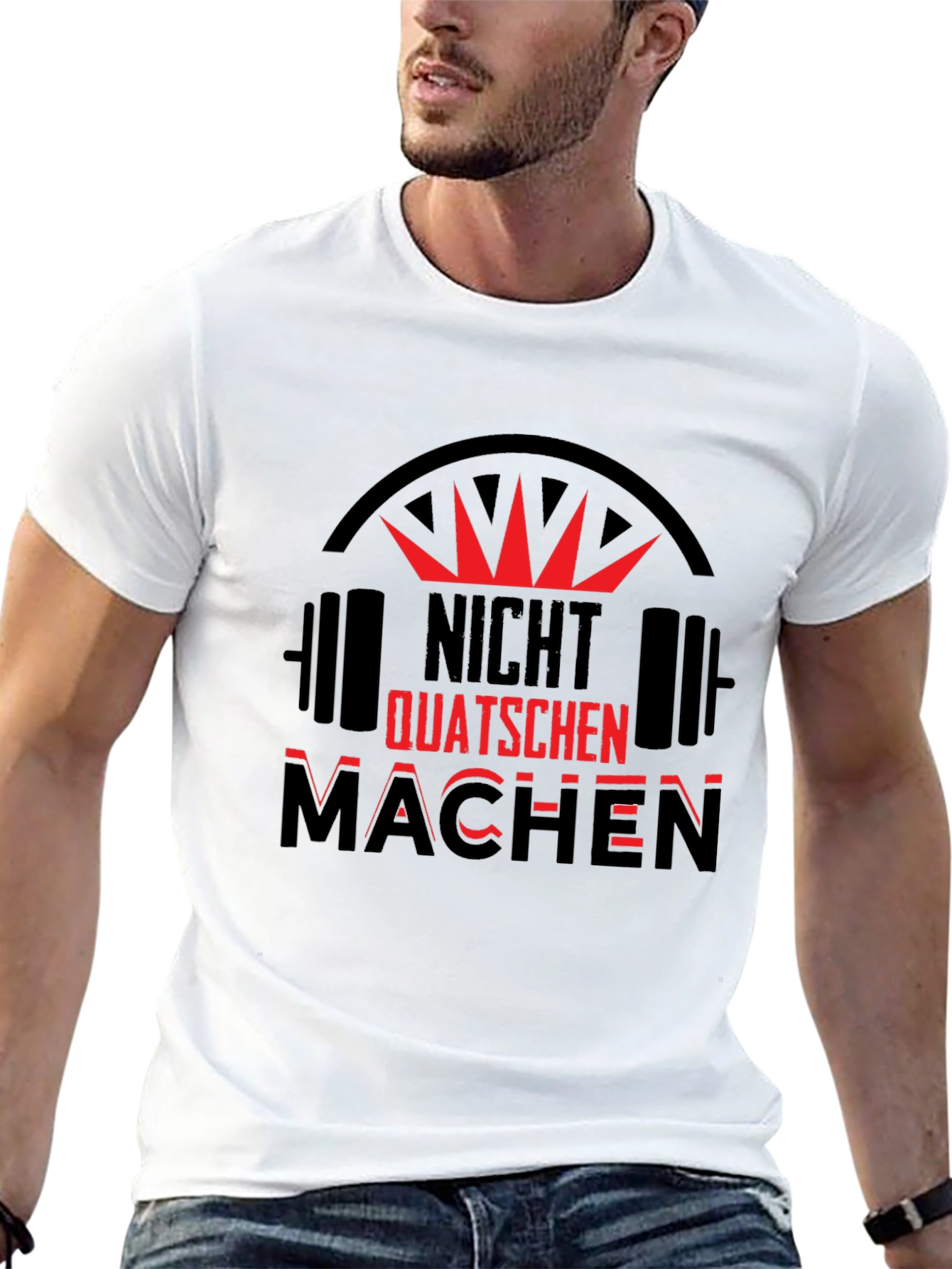 NIGHT QUATSCHEN MACHEN Gym T-Shirt