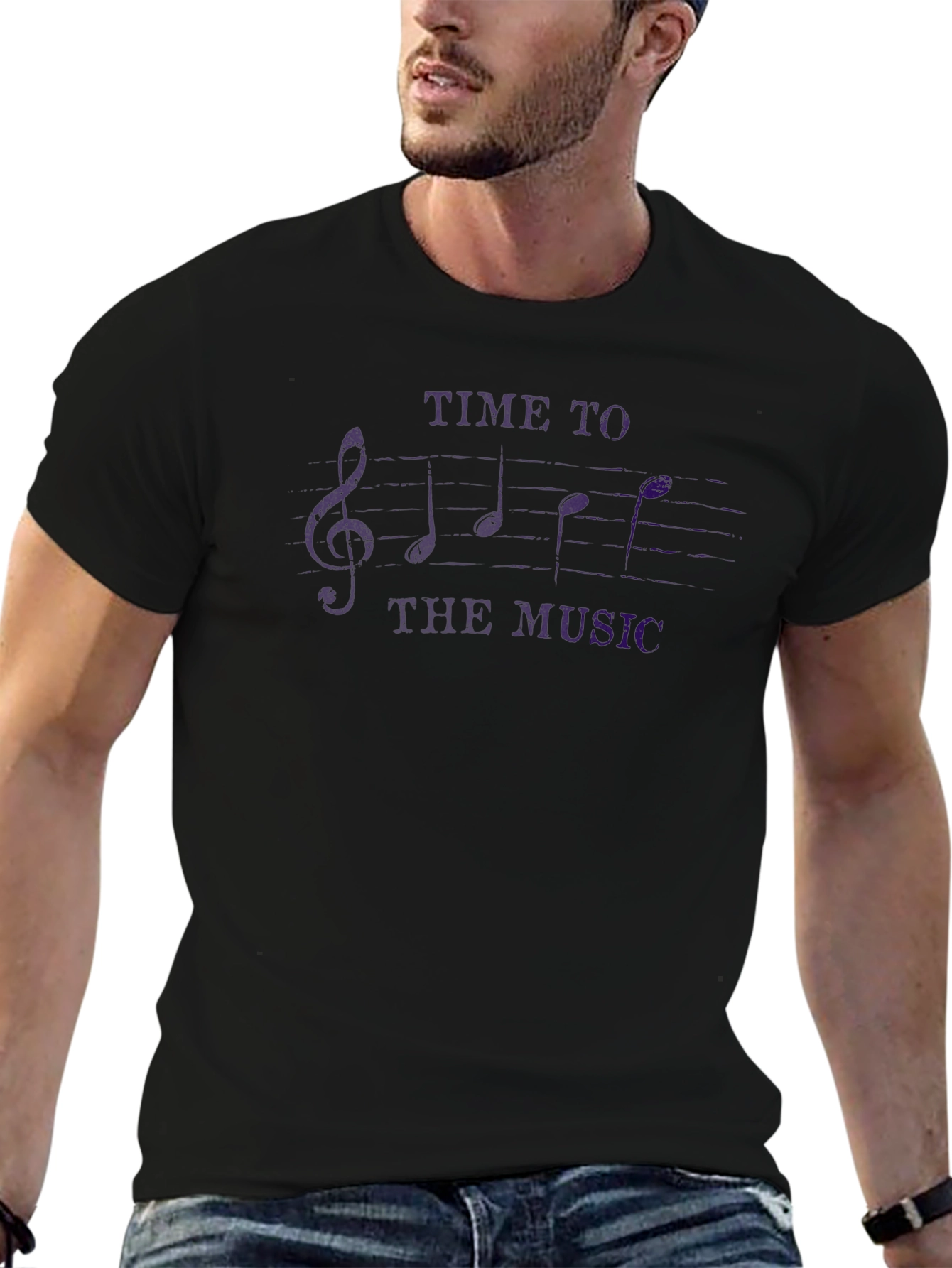 Time to Face the Music Black T-Shirt