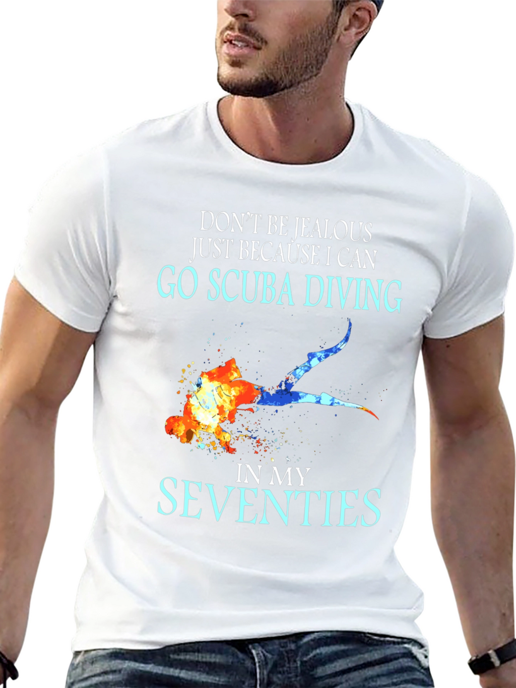 Scuba Diving Seventies T-Shirt