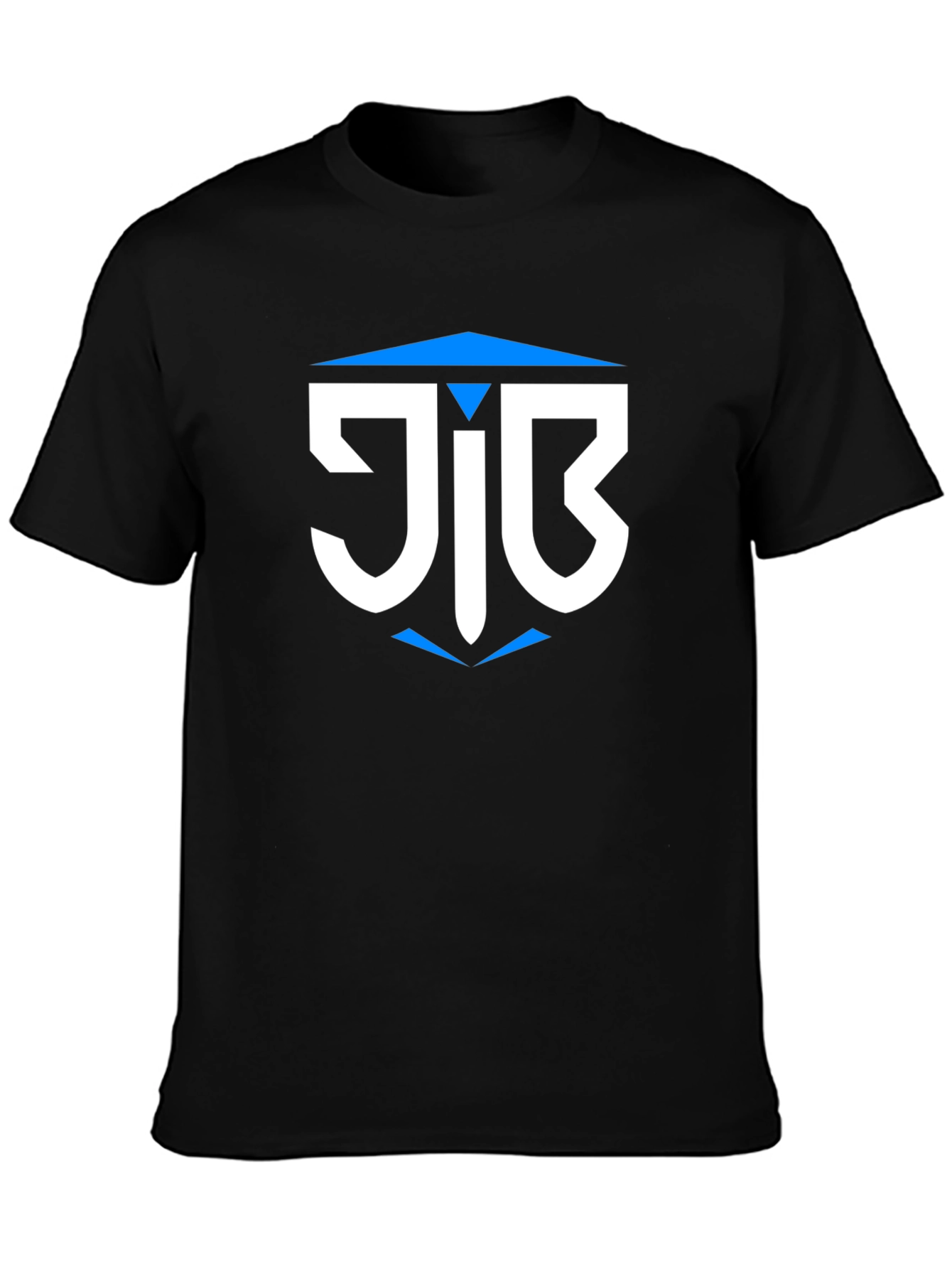 Geometric Logo Tee - Mens Black Graphic T-Shirt