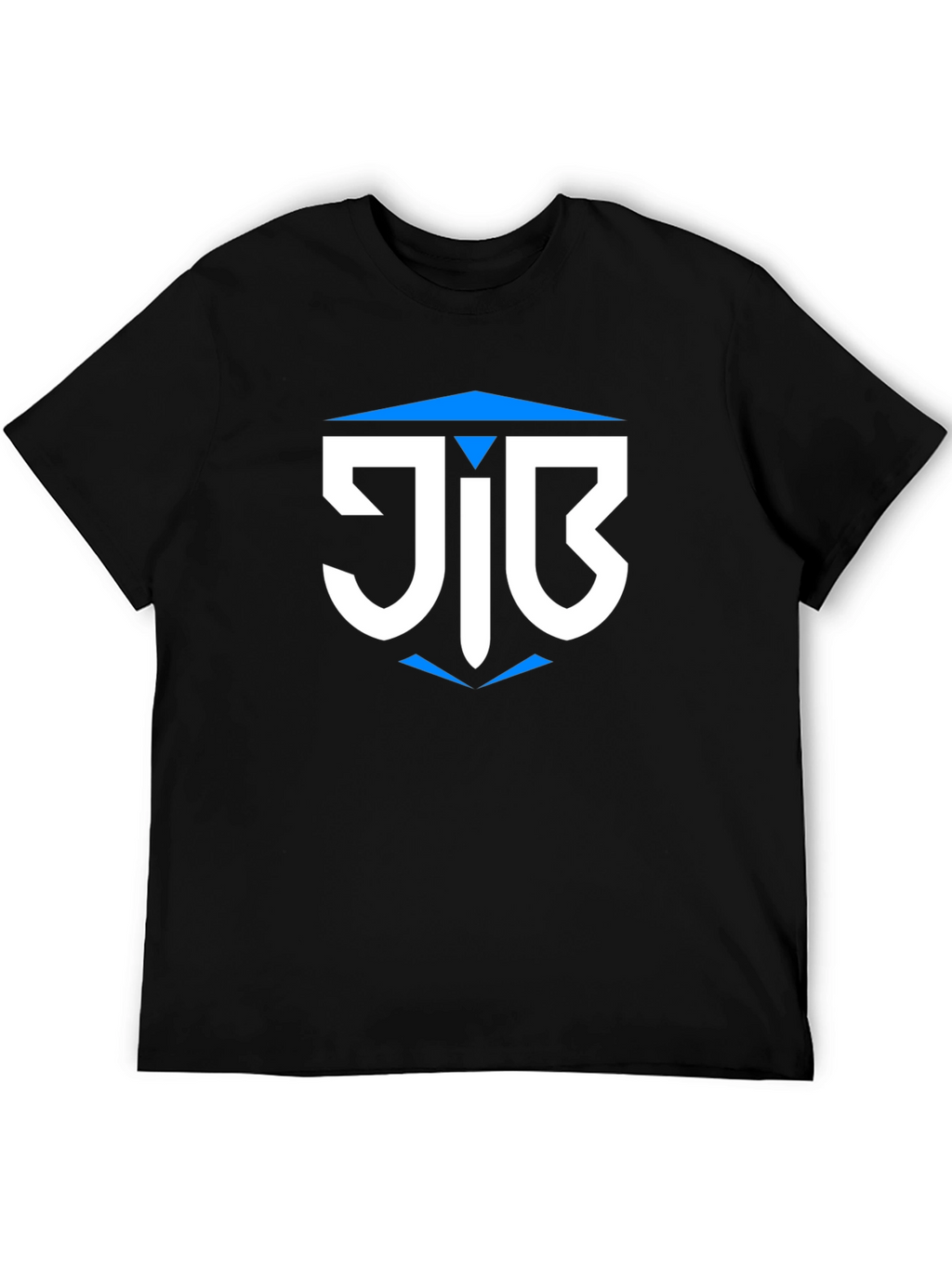 Geometric Logo Tee - Mens Black Graphic T-Shirt