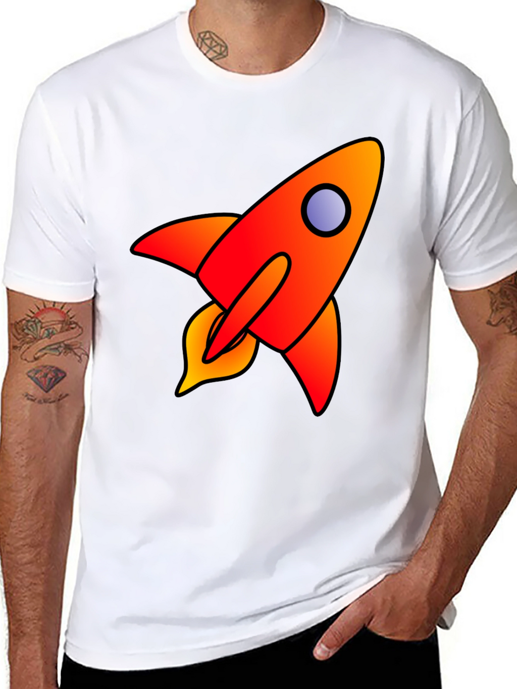 Rocket Graphic Tee - Blast Off in Style!