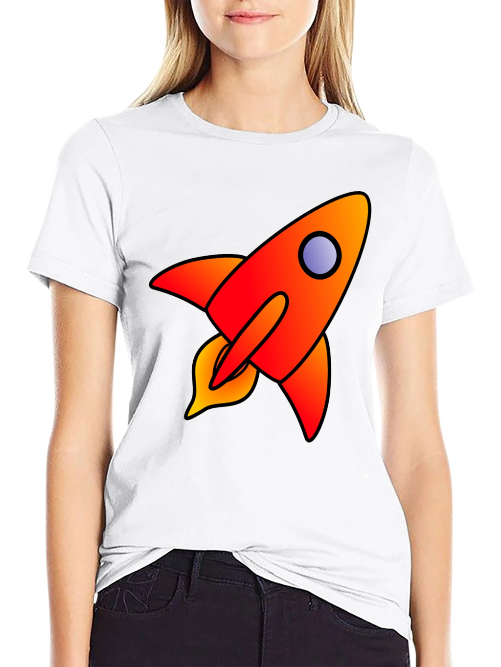 Rocket Graphic Tee - Blast Off in Style!