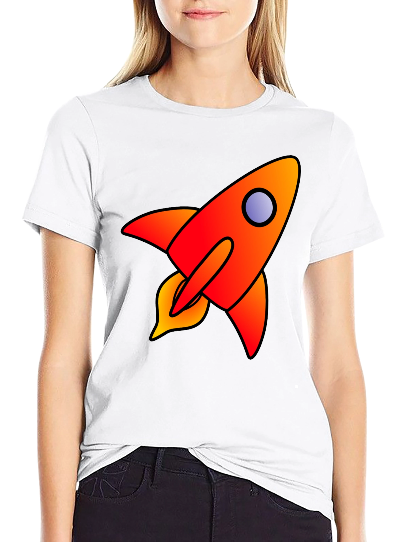 Rocket Graphic Tee - Blast Off in Style!