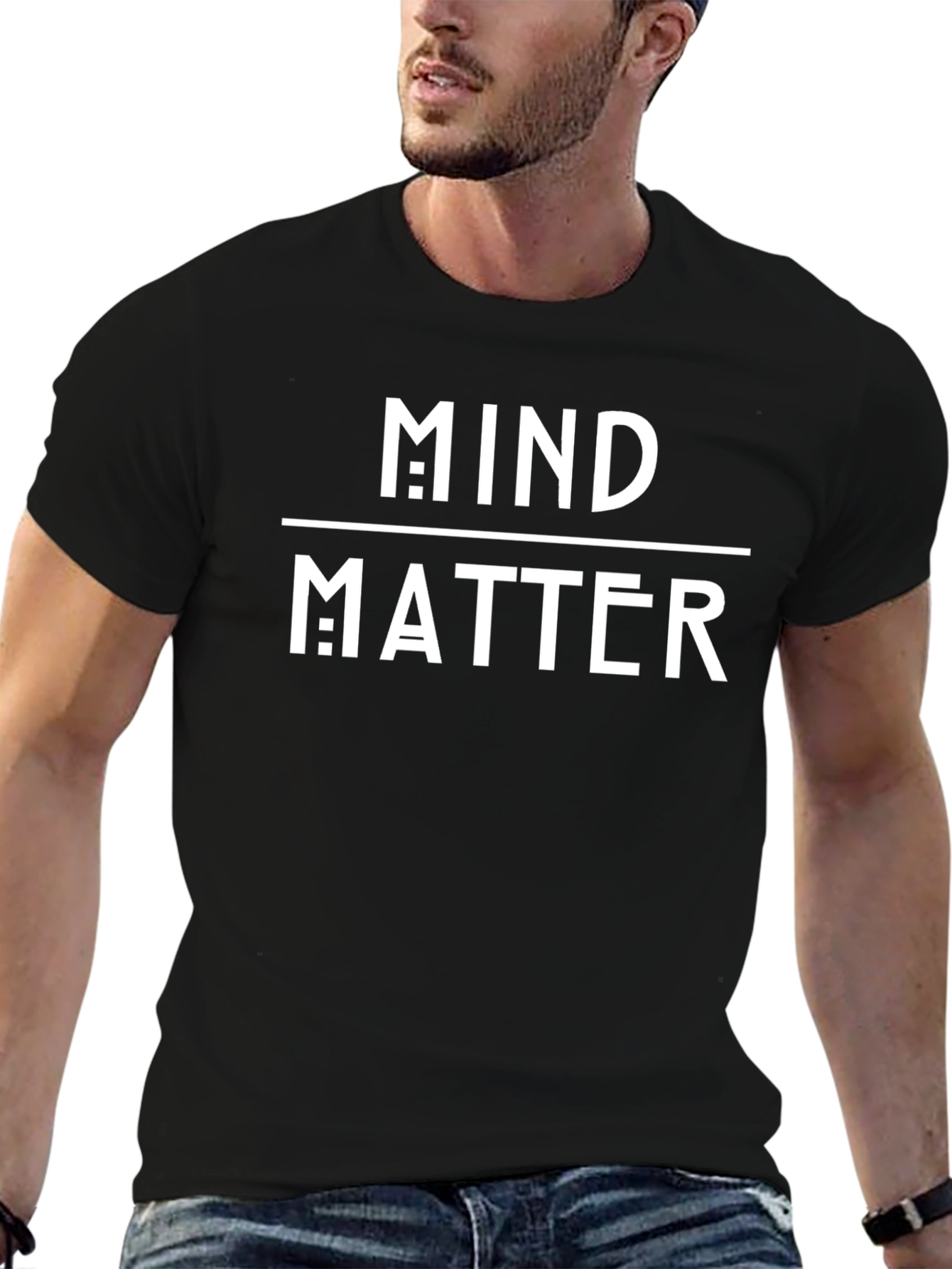 Mind Over Matter Graphic Tee - Black