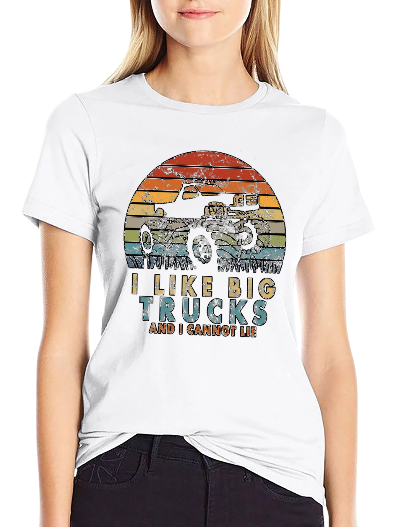I Like Big Trucks T-Shirt Retro Graphic Tee