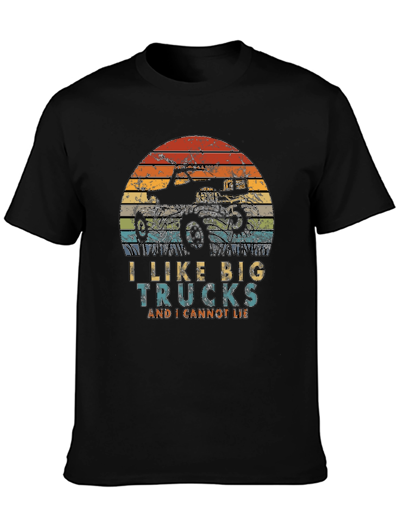 I Like Big Trucks T-Shirt Retro Graphic Tee