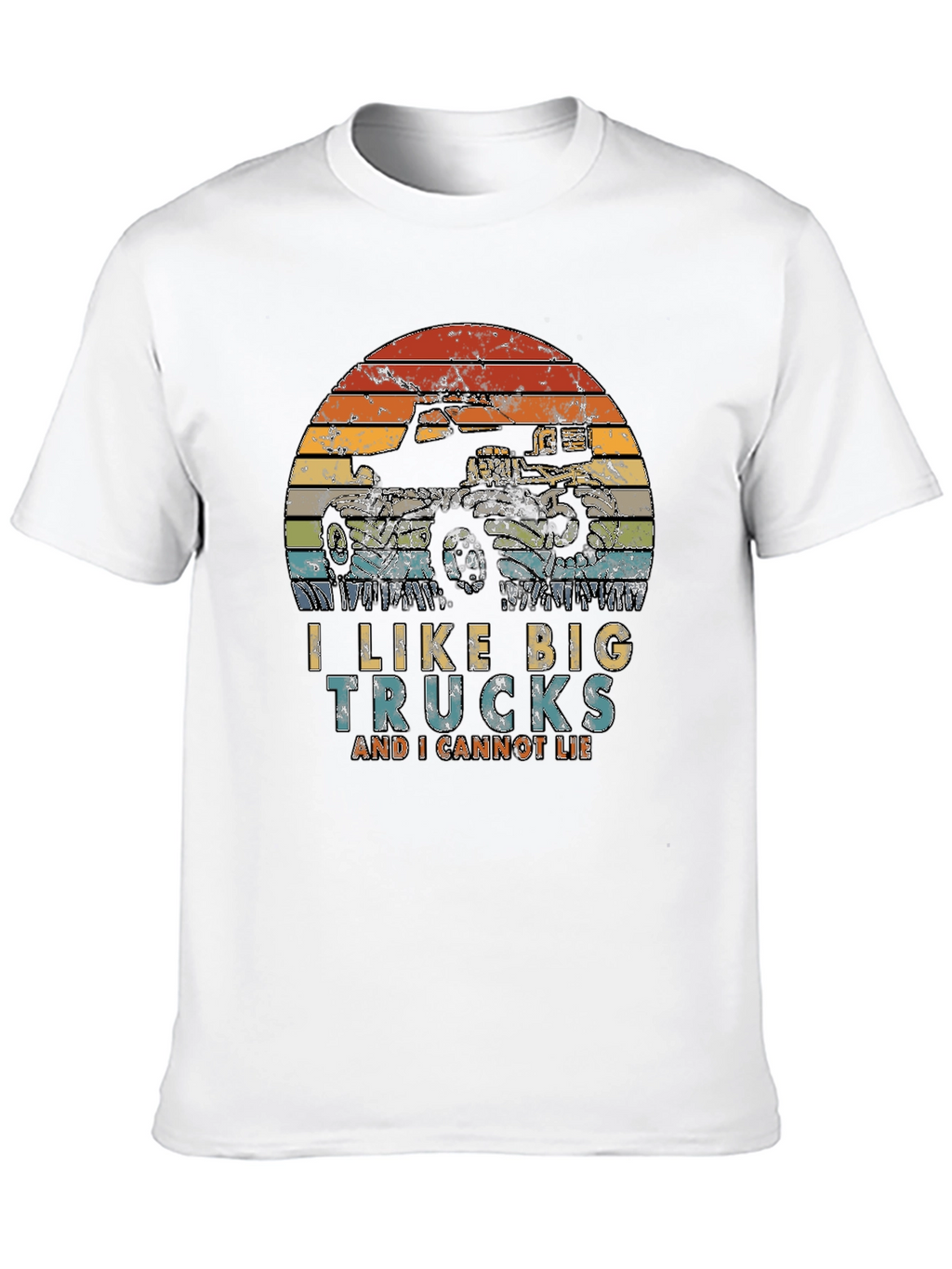 I Like Big Trucks T-Shirt Retro Graphic Tee