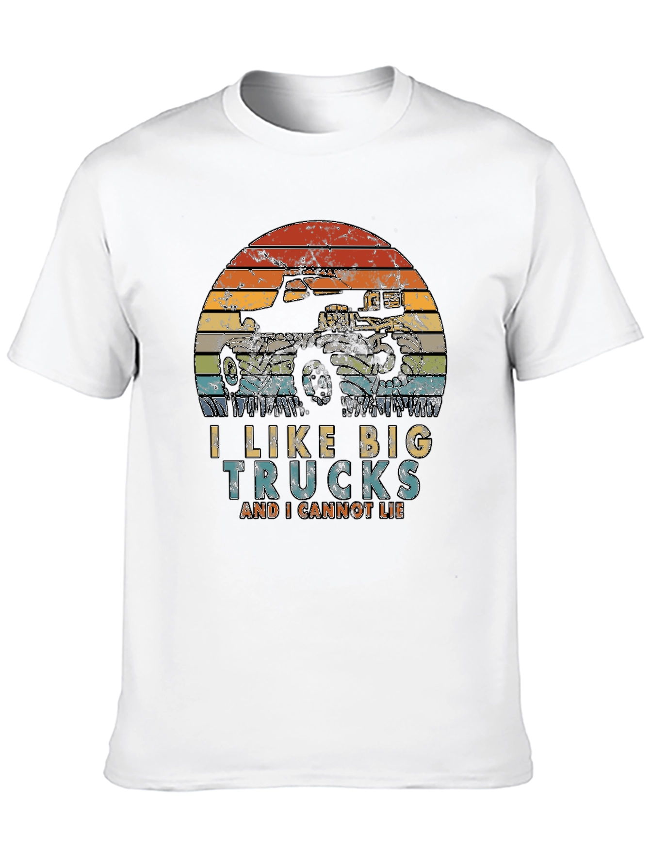 I Like Big Trucks T-Shirt Retro Graphic Tee