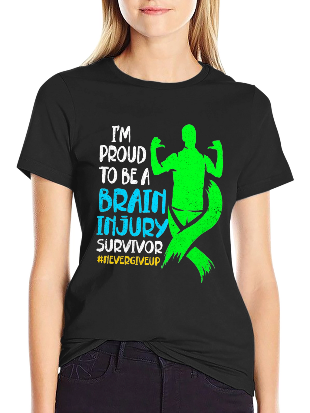 Brain Injury Survivor T-Shirt #NeverGiveUp