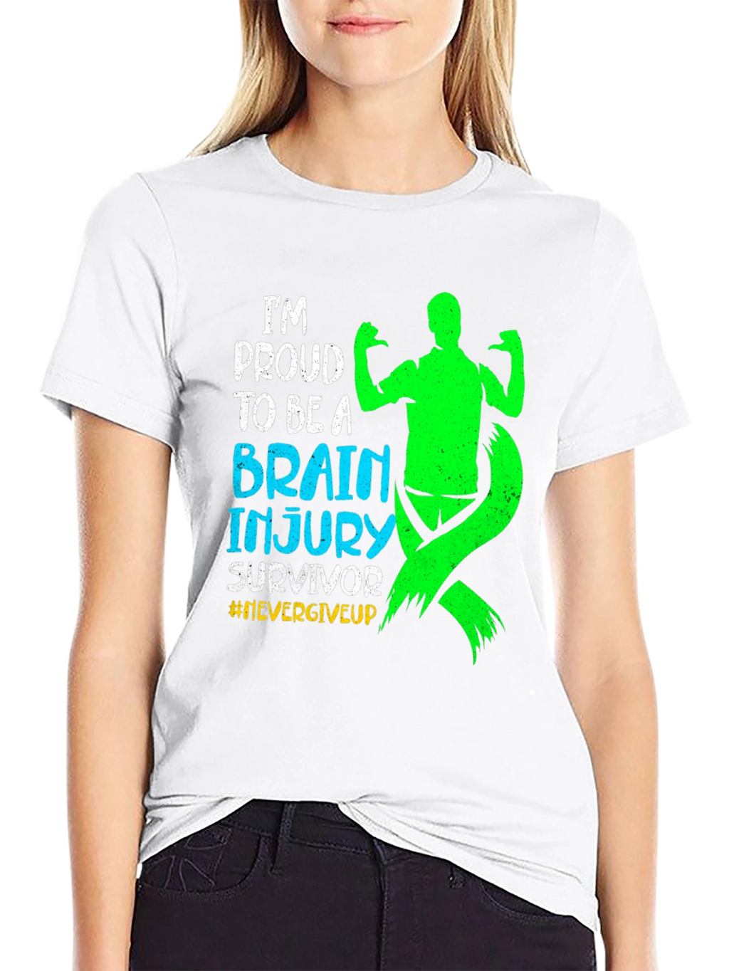 Brain Injury Survivor T-Shirt #NeverGiveUp